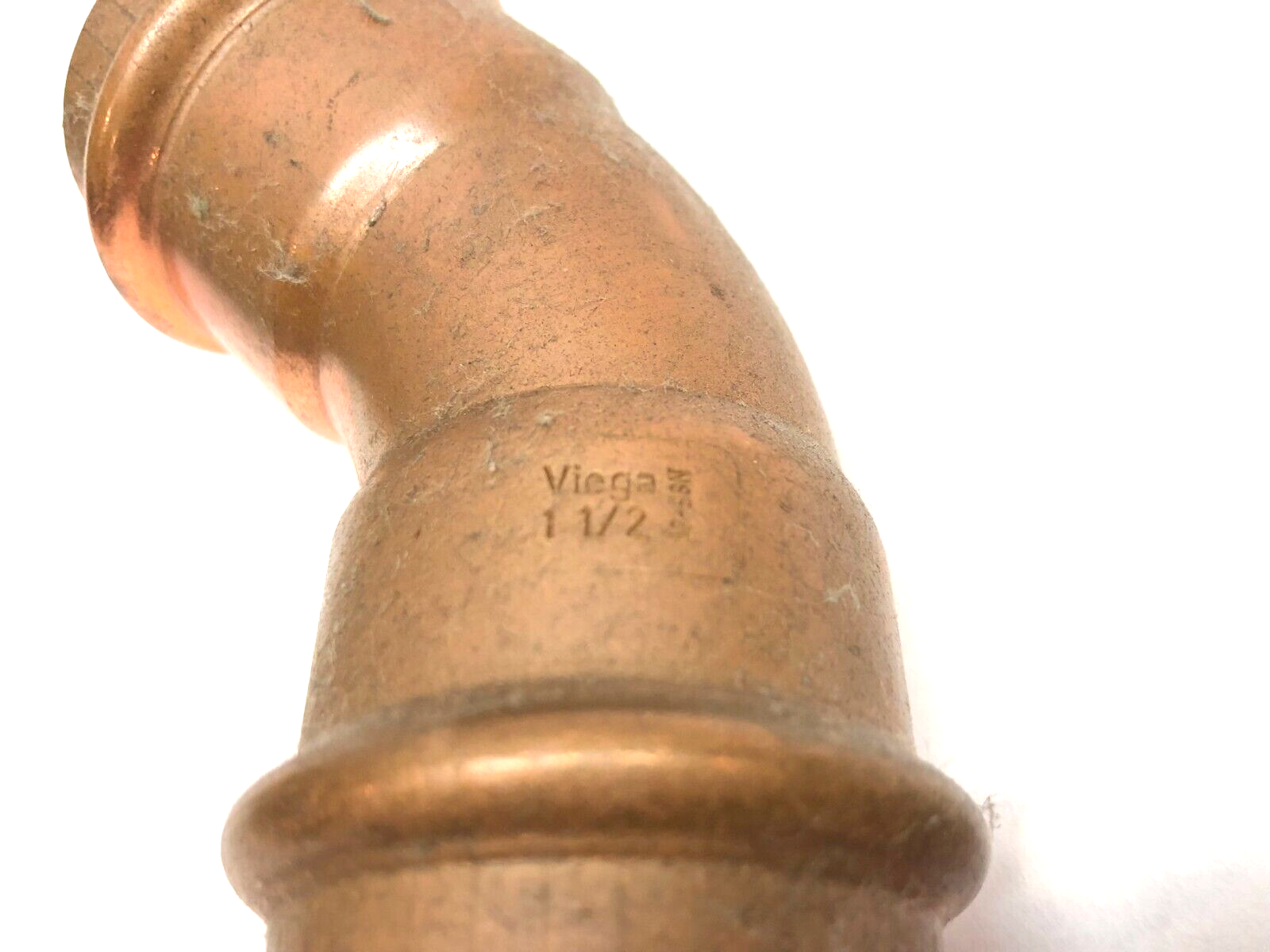 Viega 77036 ProPress Elbow Fitting, 45-Deg, 1-1/2" x 1-1/2", 3AV51 - Maverick Industrial Sales
