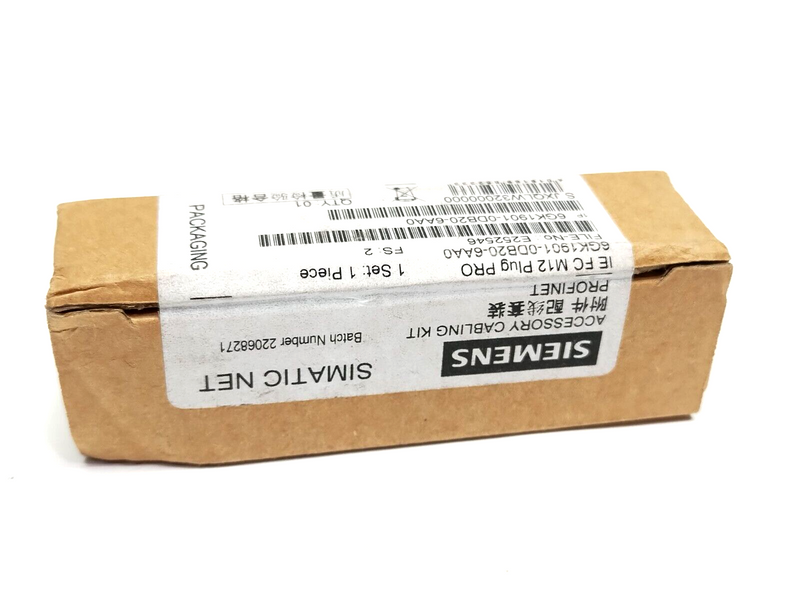 Siemens 6GK1901-0DB20-6AA0 PROFINET Industrial Ethernet Fast Connect M12 Plug - Maverick Industrial Sales