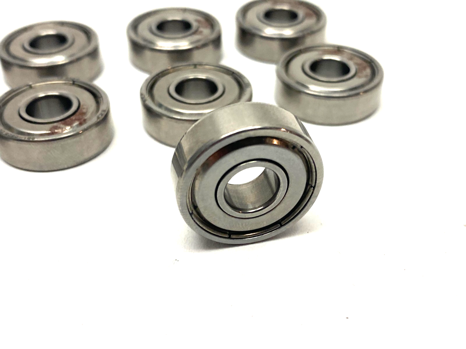SKF 608-2Z Shielded Radial Ball Bearing LOT OF 9 - Maverick Industrial Sales
