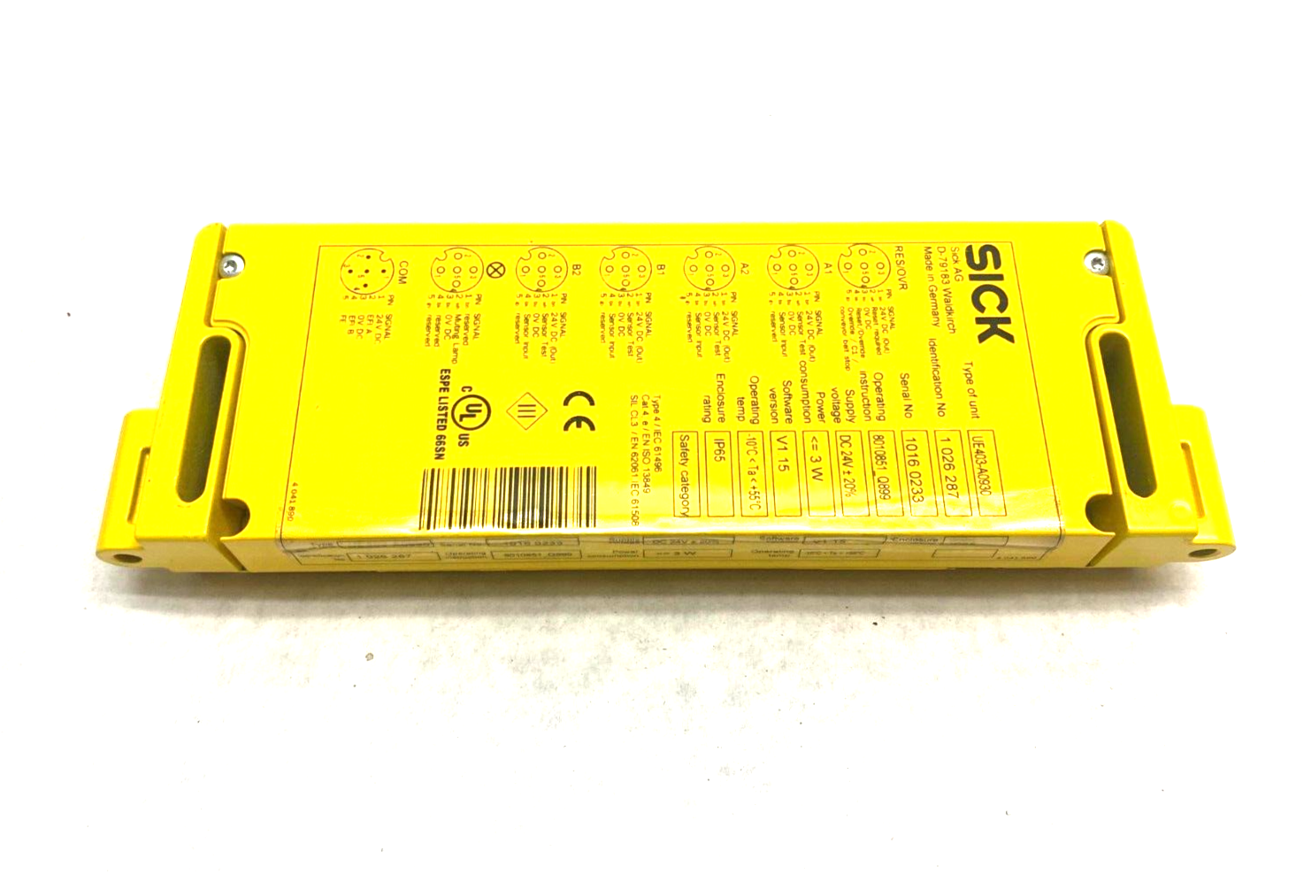 Sick UE403-A0930 Muting Switching Amplifier for Safety Beam Sensors 102687 - Maverick Industrial Sales
