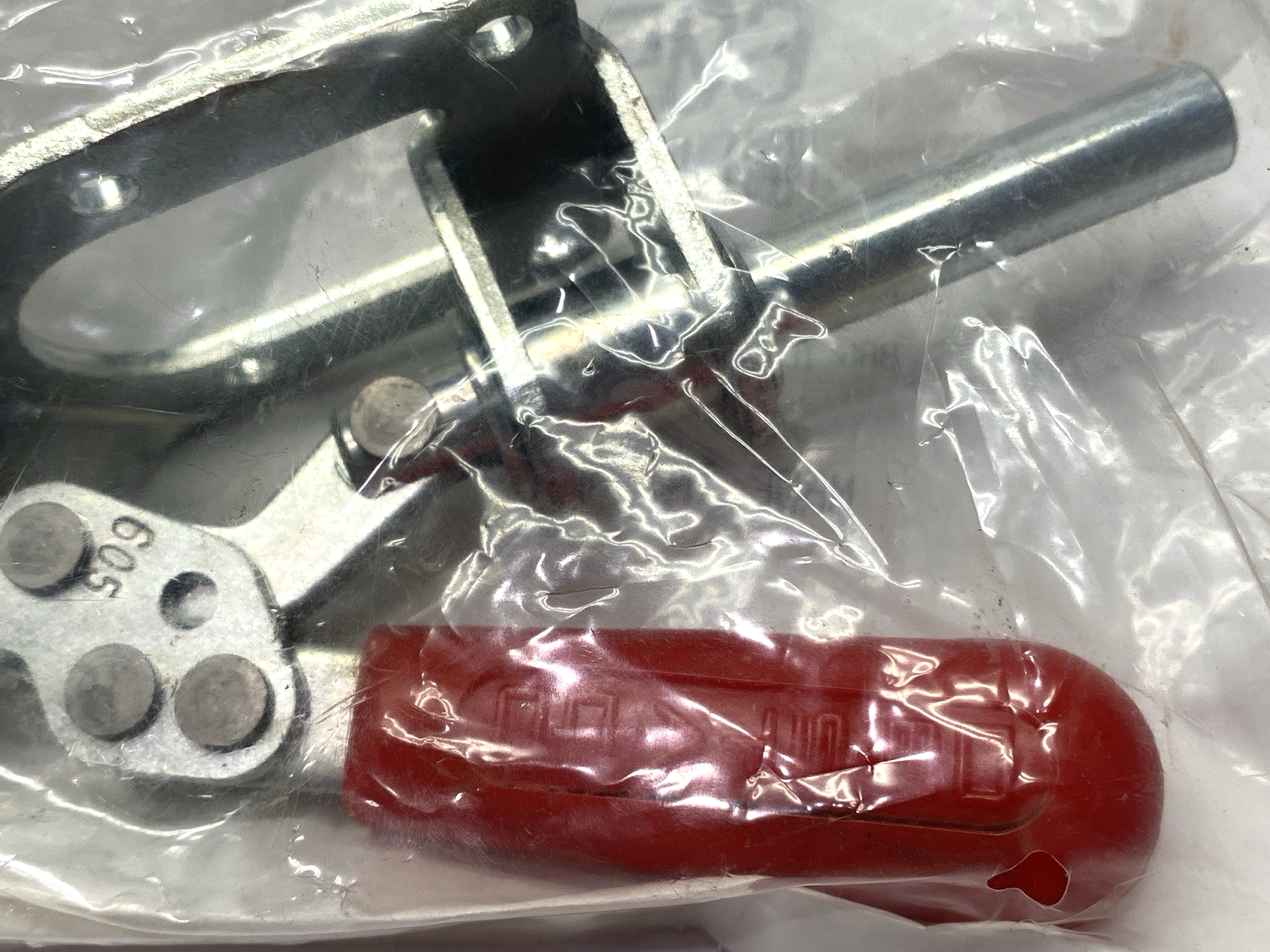 605 | Destaco Straight Line Toggle Clamp Flanged Base 300lb Capacity 5/16" Thread - New - Maverick Industrial Sales