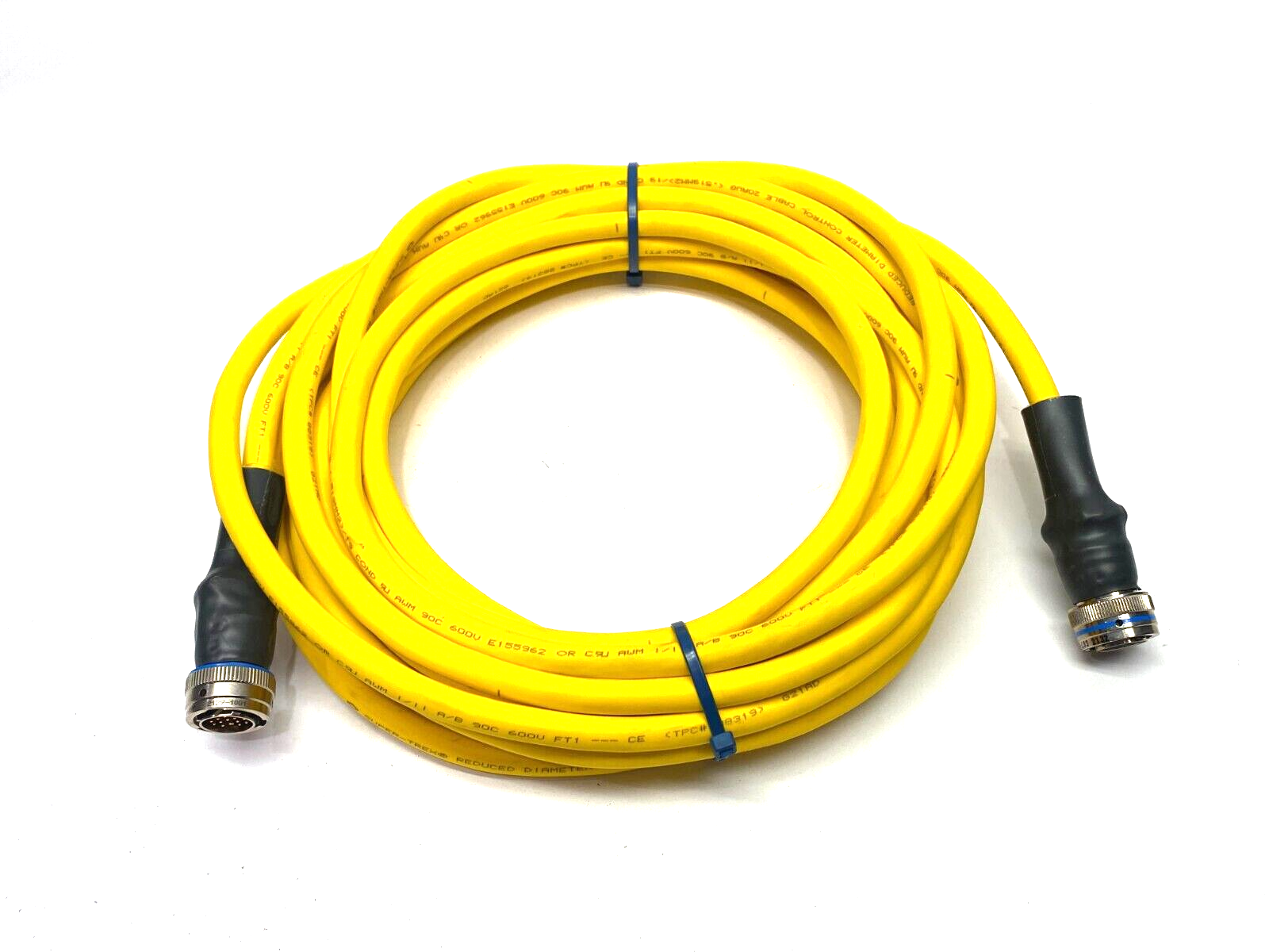 T-37563-1-CBL | Testron Super-Trex Dbl-Ended Control Cable 18-Pin Male to Female - New – Open box - Maverick Industrial Sales