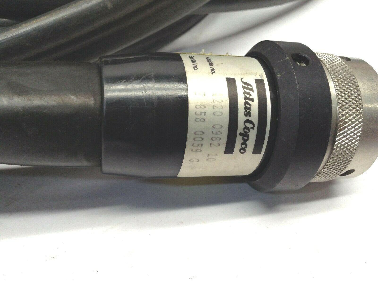 Atlas Copco 4220098210 Tensor S 358 Cable for Handheld Nutrunner Tool - Maverick Industrial Sales