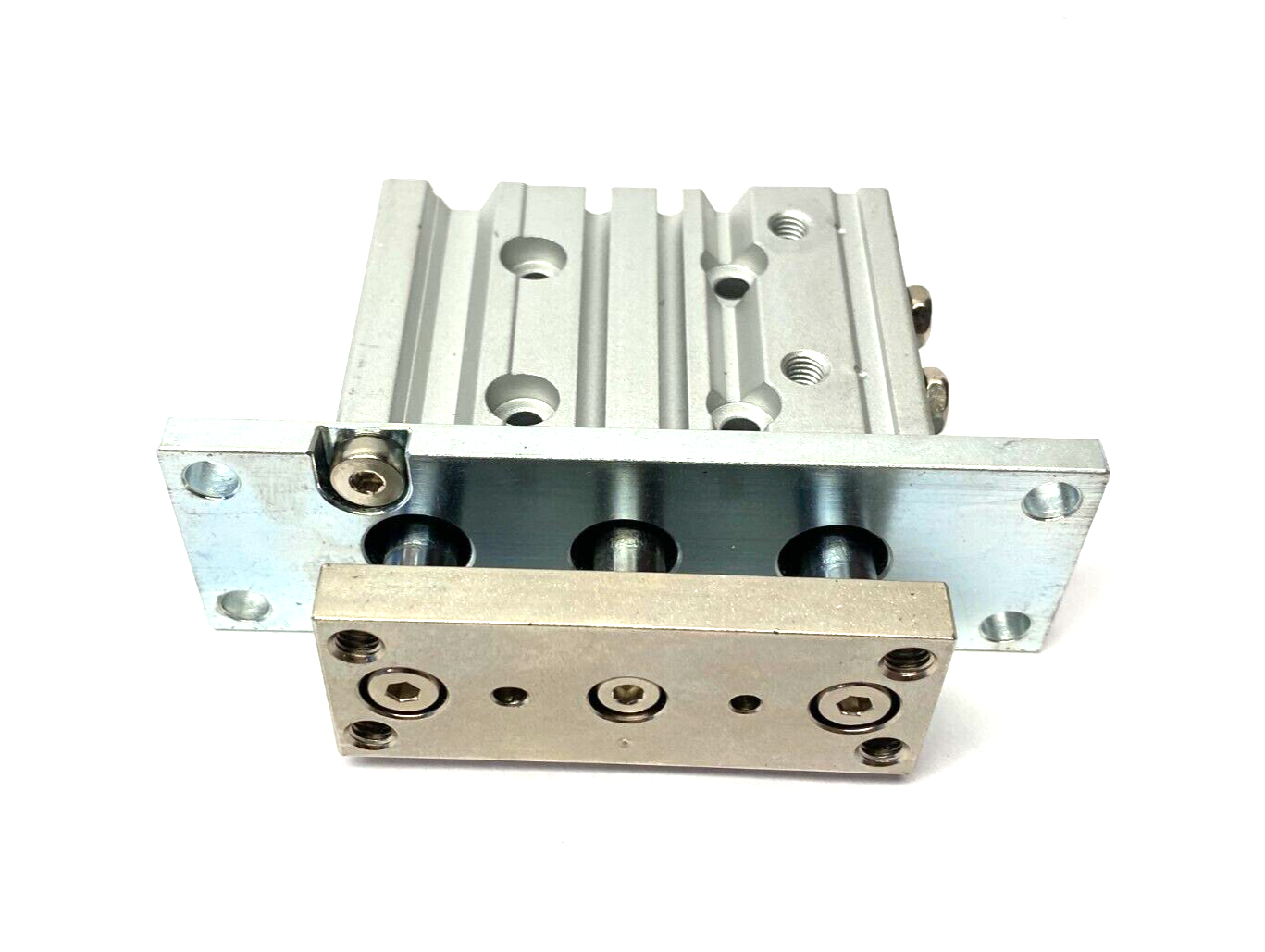 SMC MGPLF16-10Z Flange Mount Compact Cylinder 16mm Bore 10mm Stroke - Maverick Industrial Sales