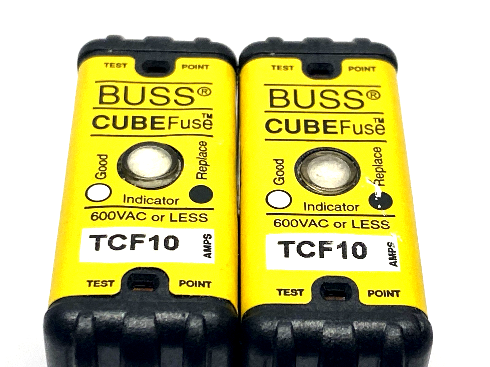 TCF10 | Eaton Bussmann Class CF Current Limiting Cube Fuse 10A LOT OF 2 - Used - Maverick Industrial Sales