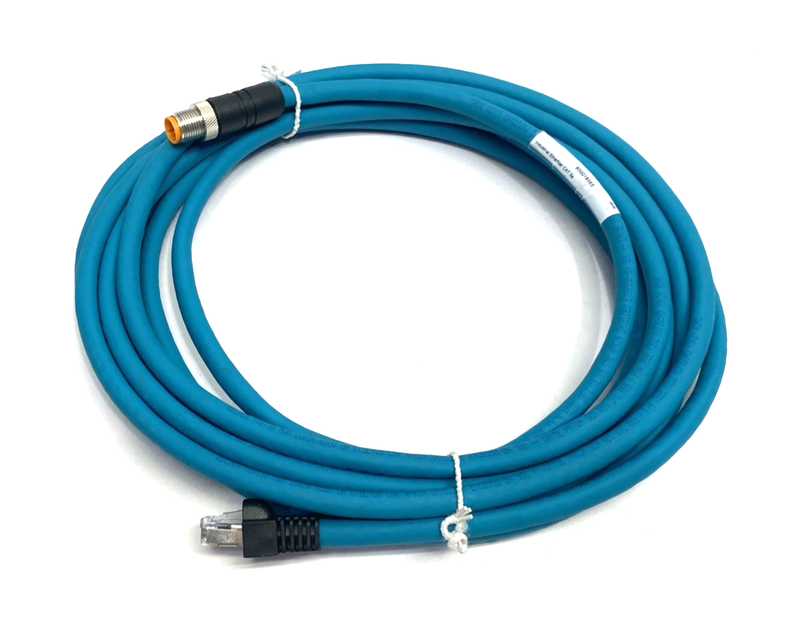 900016065 | Lumberg Automation Double Ended Ethernet Cordset 0985 856 103/5M - New – Open box - Maverick Industrial Sales