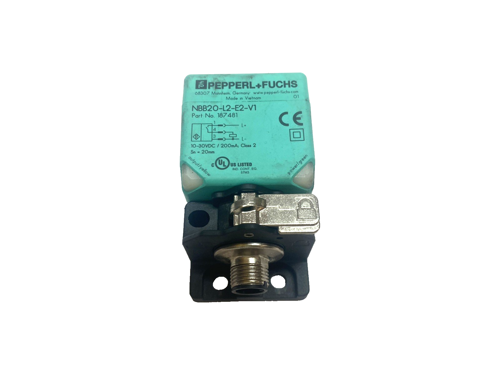 Pepper & Fuchs NBB20-L2-E2-V1 Proximity Switch Sensor 187481 - Maverick Industrial Sales