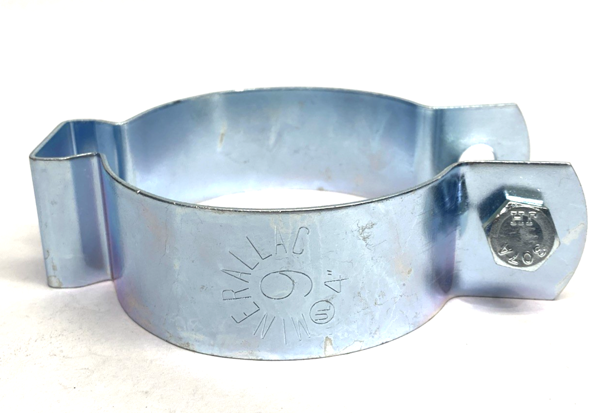 3006T85,9B | Minerallac 9B 4" Conduit/Pipe Hanger w/Bolt & Nut EMT/RMC, Zinc Plated LOT OF 10 - New Other - Maverick Industrial Sales