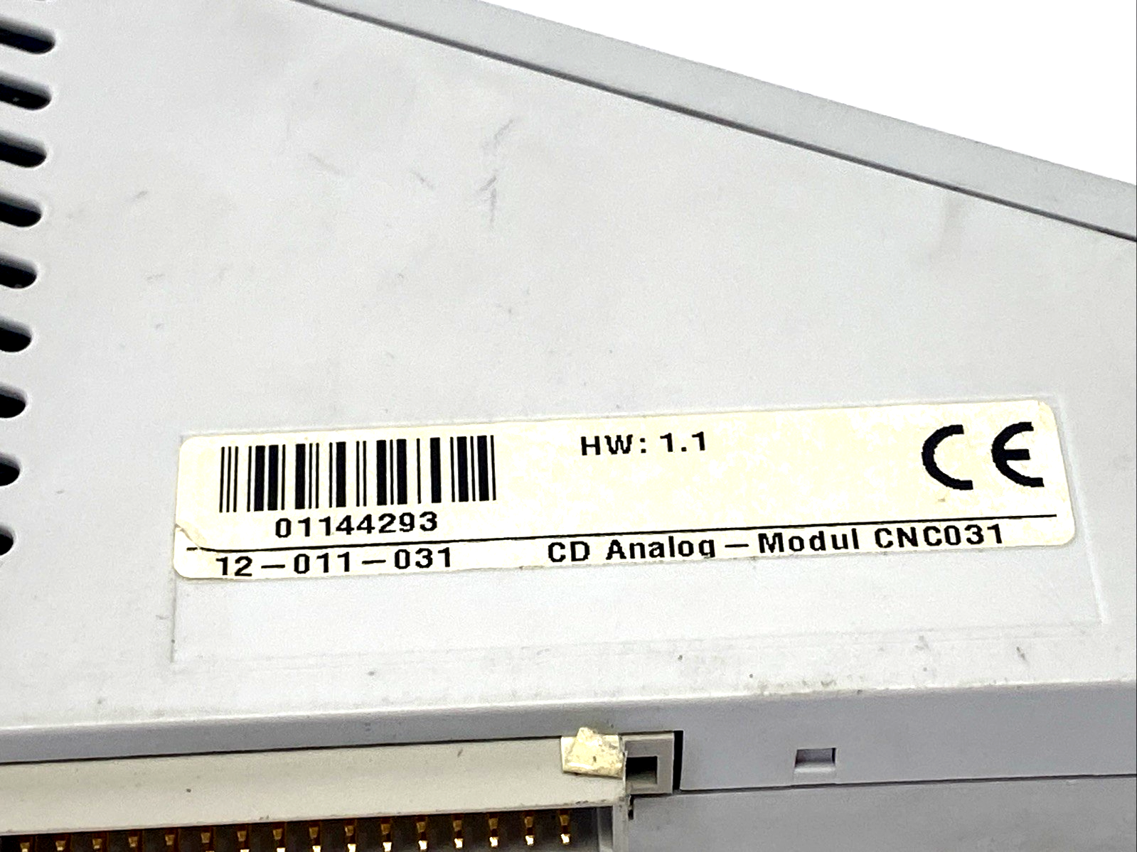 12-011-031 | Sigmatek CNC 031 C-DIAS Analog Positioning Output Module NO COVER - Used - Maverick Industrial Sales