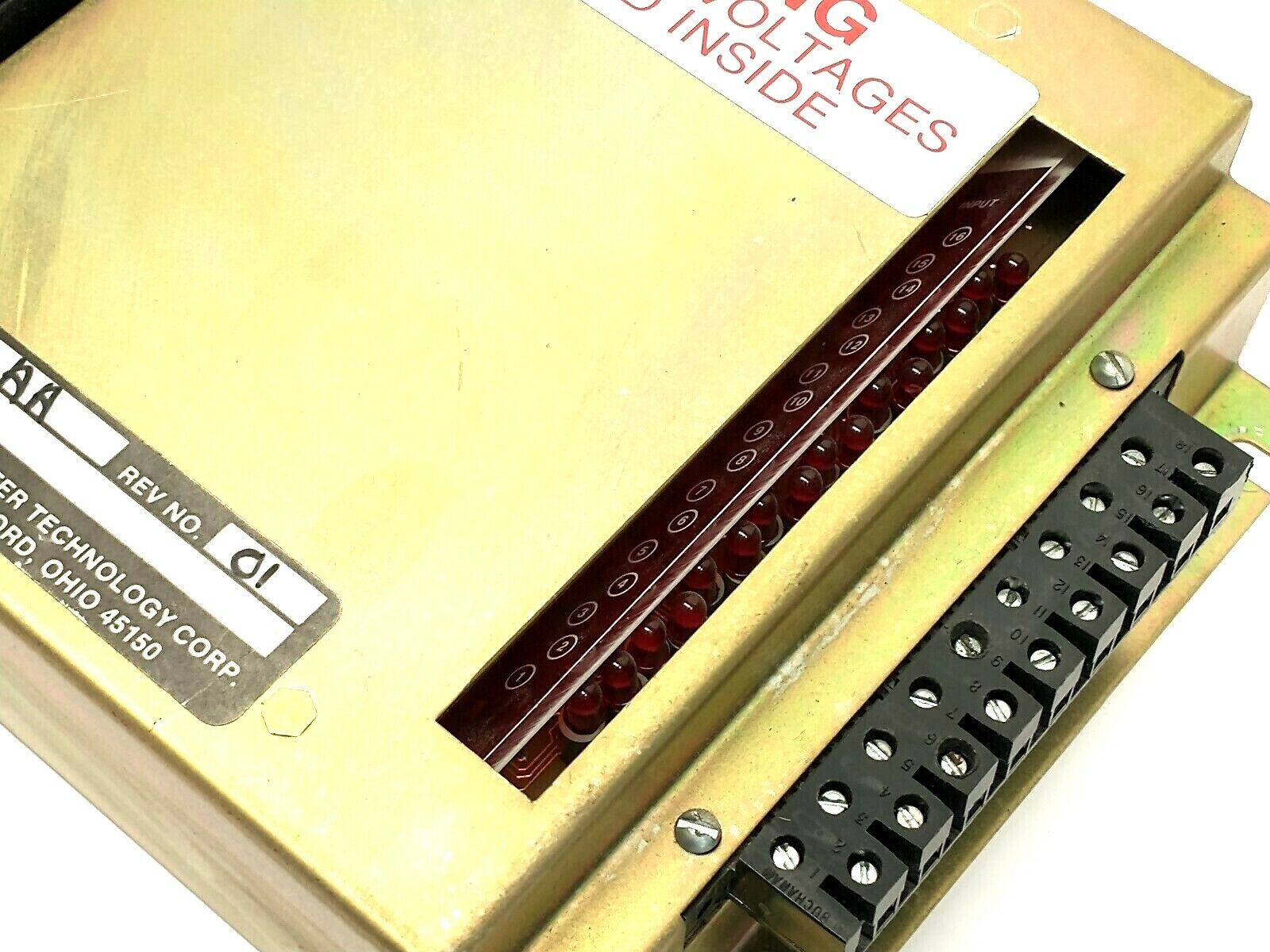 Computer Technology Corp. CTC Model AA Rev. 01 I/O Module PUSHED IN INPUT WINDOW - Maverick Industrial Sales