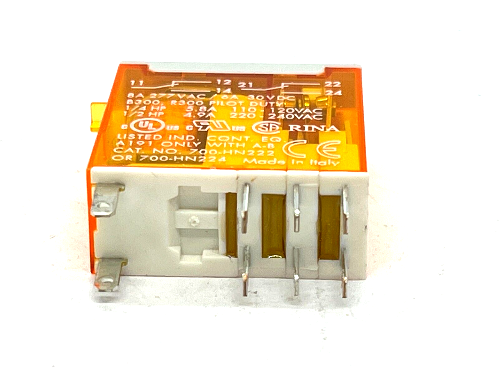700-HK32A2 | Allen Bradley Ser B Powered Relay 8Pin 8A 277VC / 6A 30VDC - New – Open box - Maverick Industrial Sales