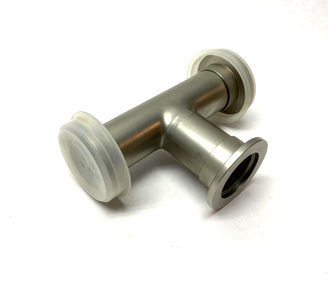 Agilent KT01000204 Stainless Steel Tee Fitting 2.04" Clearance NW25 - Maverick Industrial Sales