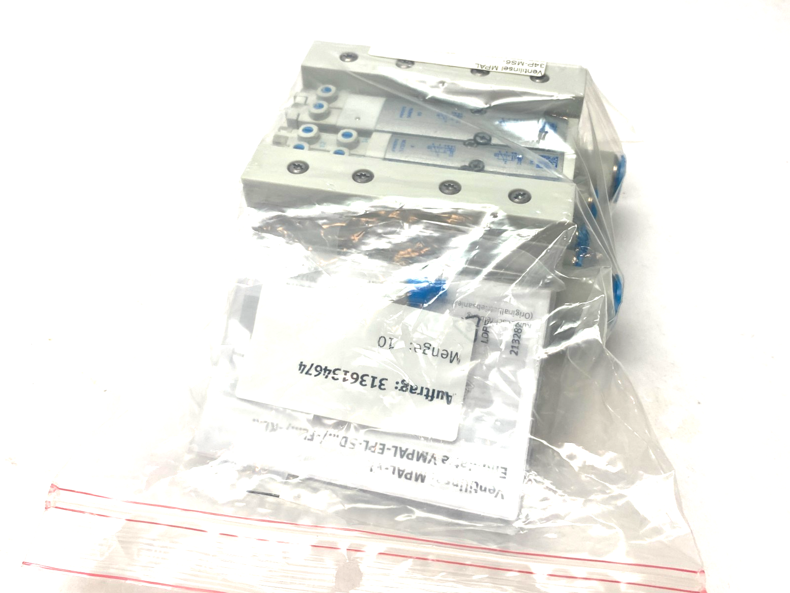 Festo 34P-MS6-SFEJBGABBCCD-UAETSBU-3K Configured Valve Manifold 569926 - Maverick Industrial Sales