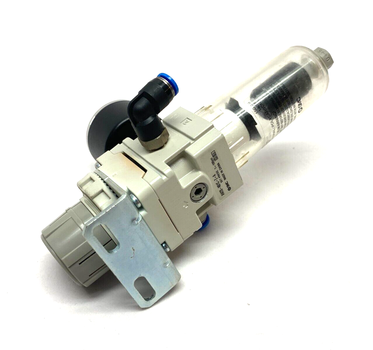 SMC AW20-N01C-Z-A Combination Filter Regulator w/ Gauge & Mounting Bracket - Maverick Industrial Sales