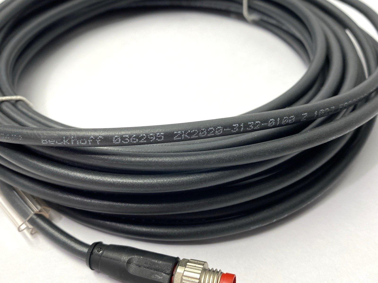 Beckhoff ZK2020-3132-0050 Double Ended Power Cable 5m Length M8 4-Pin 017948 - Maverick Industrial Sales