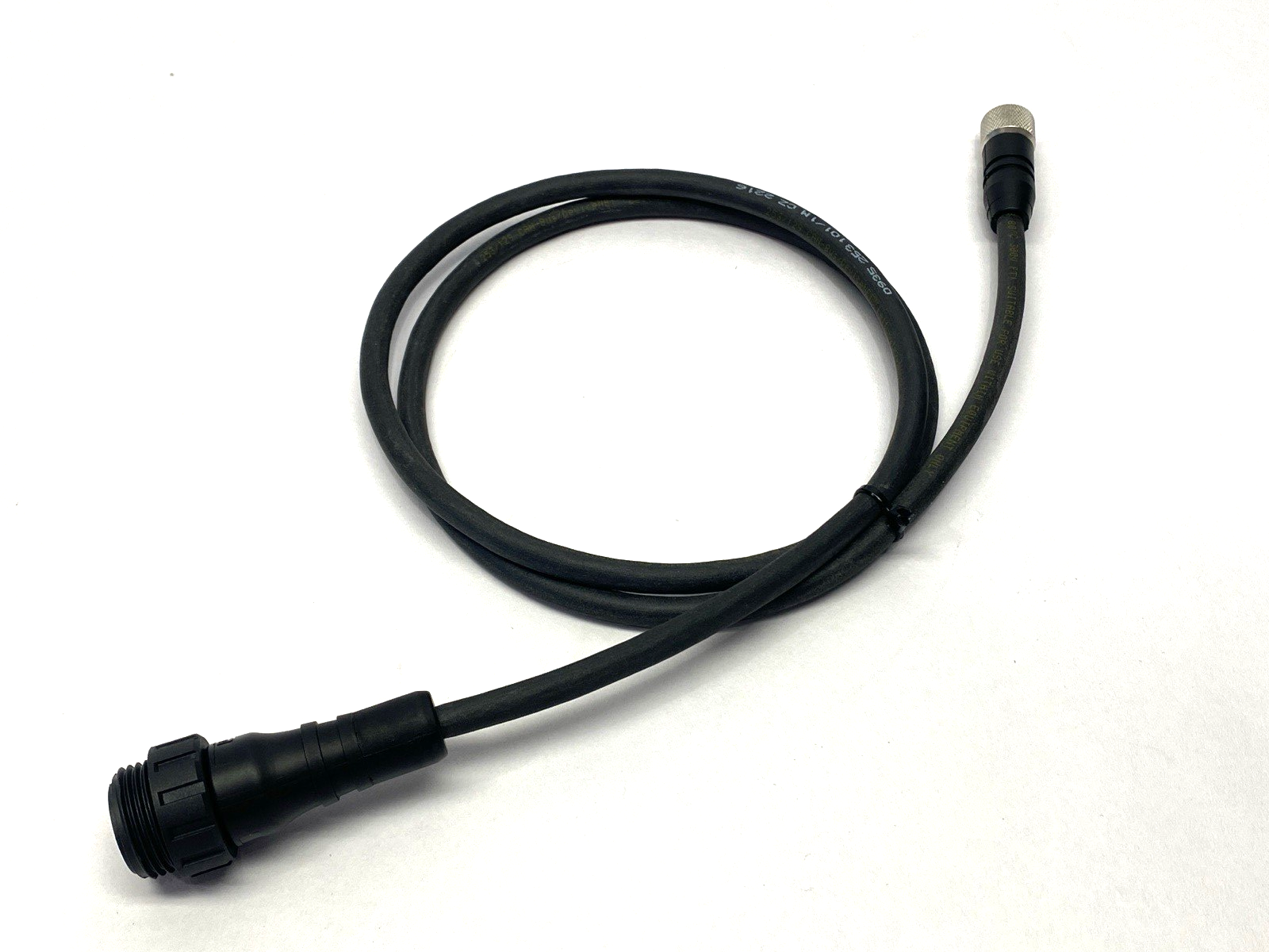 0935 253 103/1M Double Ended Cordset w/ 7/8" Male 5-Pole to M12 Female Connector - Maverick Industrial Sales
