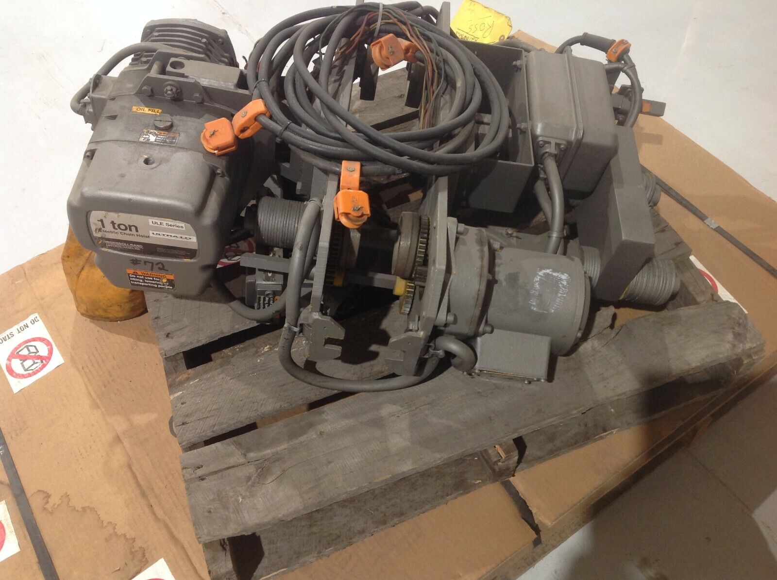 ULE2S010M4-10-8A4NKU | Ingersoll Rand Hoist with Driven Trolley 1 Ton ULE Ultra-Lo - Used - Maverick Industrial Sales