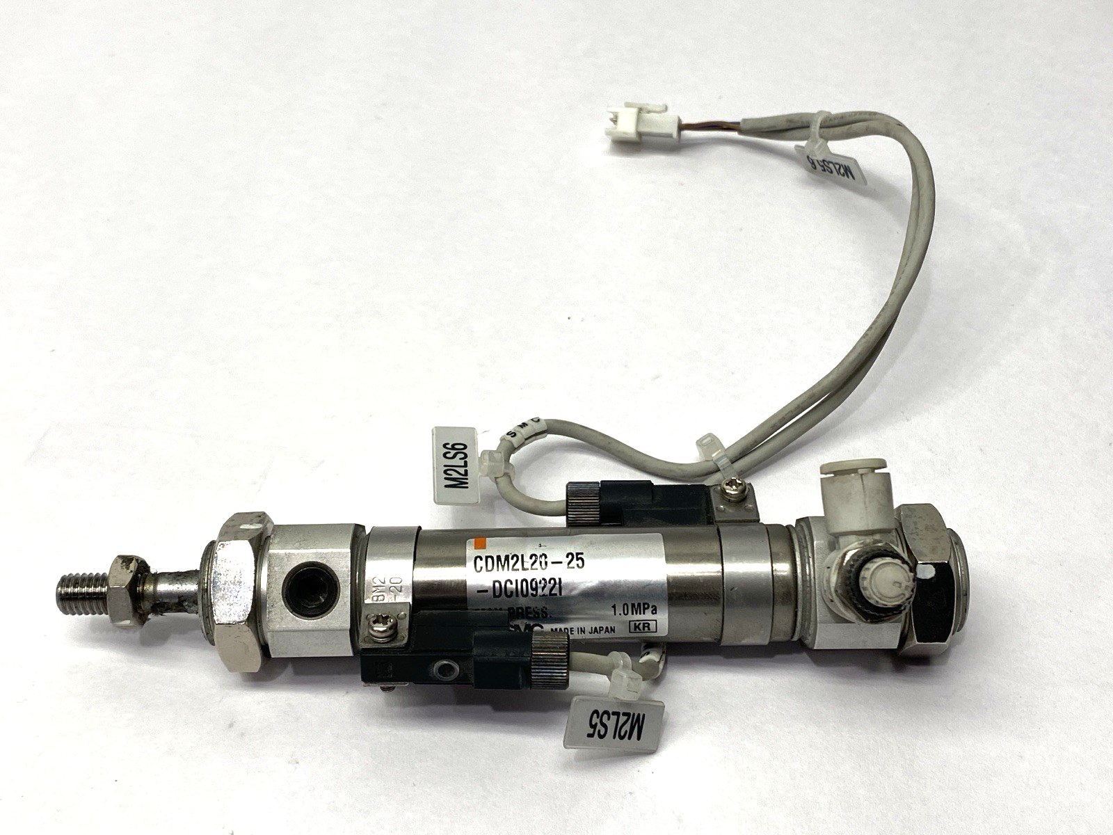 SMC CDM2L20-25-DC109221 Pneumatic Cylinder 20mm Bore 25mm Stroke - Maverick Industrial Sales