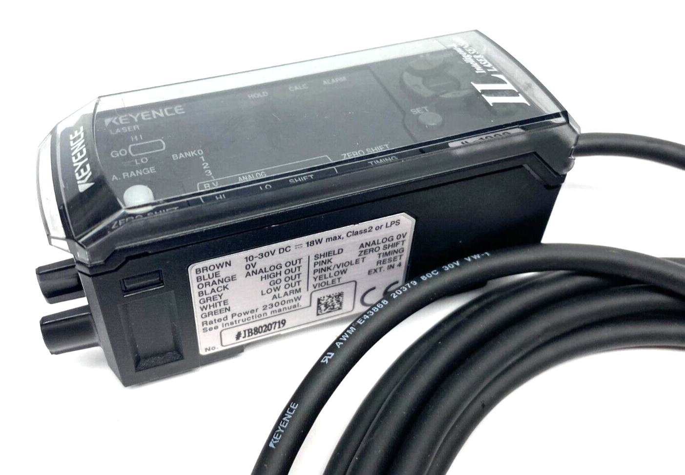 Keyence IL-1000 Multi-Function Laser Sensor Amplifier Unit DIN-Rail Mount Type - Maverick Industrial Sales
