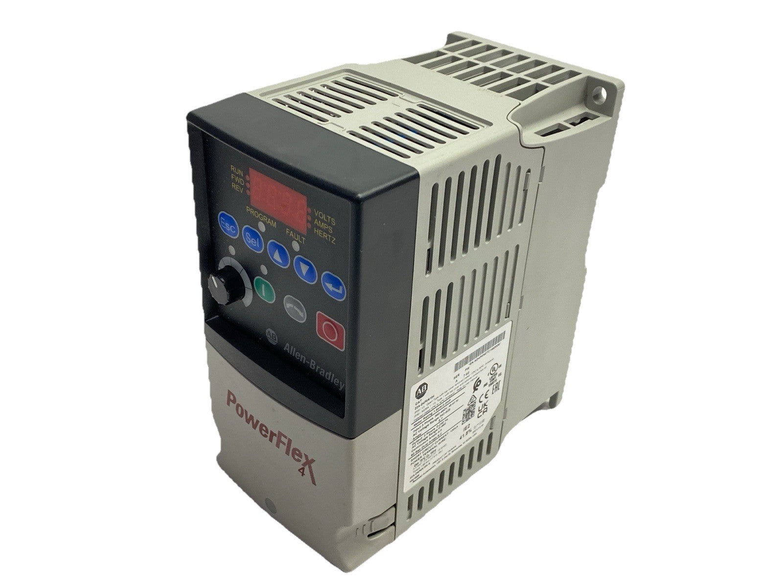 22A-D4P0N104 | Allen Bradley Ser A Powerflex 4 AC Drive 1.5kW 2HP - For parts or not working - Maverick Industrial Sales
