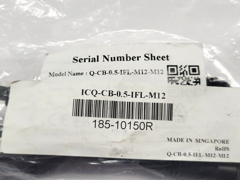 Cognex Q-CB-0.5-IFL-M12-M12 Connecting Cable - Maverick Industrial Sales