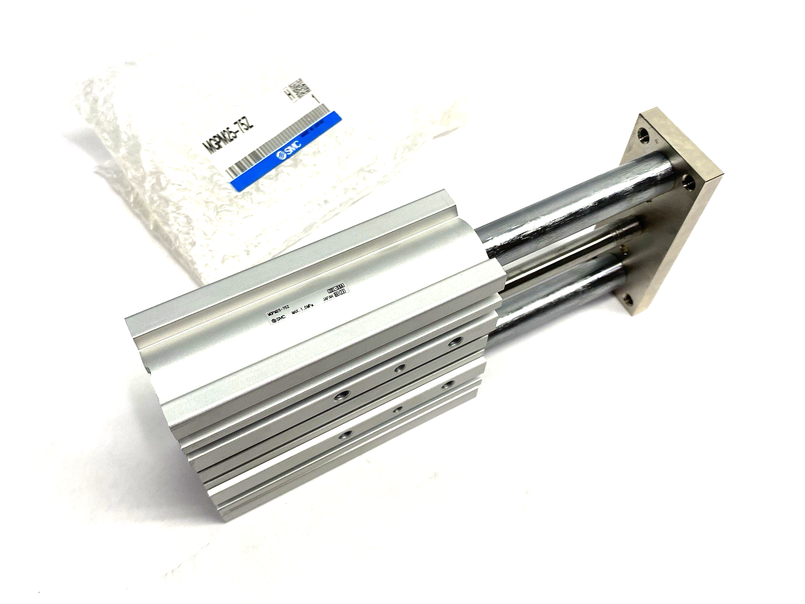 MGPM25-75Z | SMC Compact Pneumatic Guide Cylinder 25mm Bore 75mm Stroke - New Other - Maverick Industrial Sales