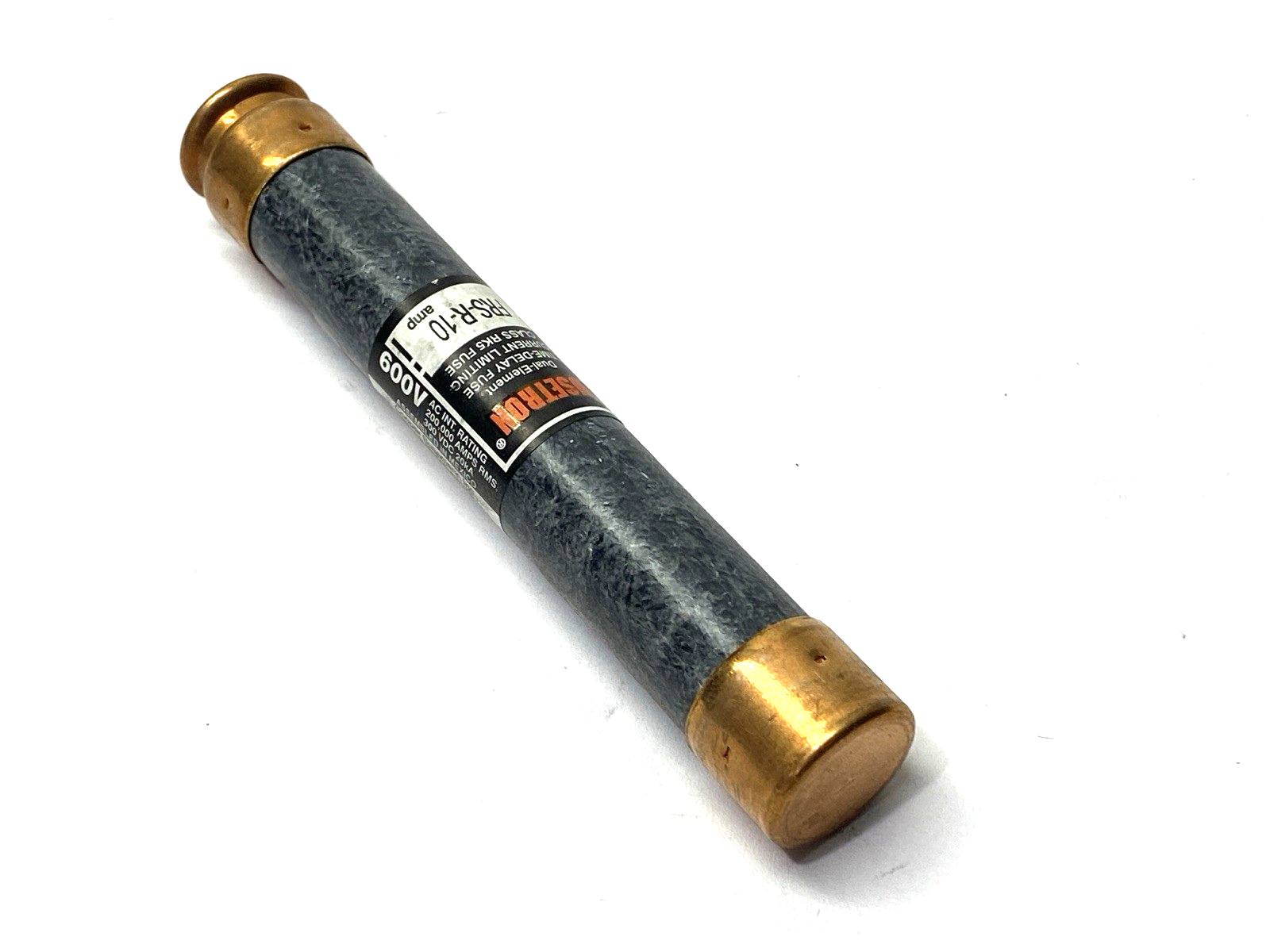 Fusetron FRS-R-10 Time-Delay Current Limiting Fuse Class RK5 600V 10A SHELFWARE - Maverick Industrial Sales