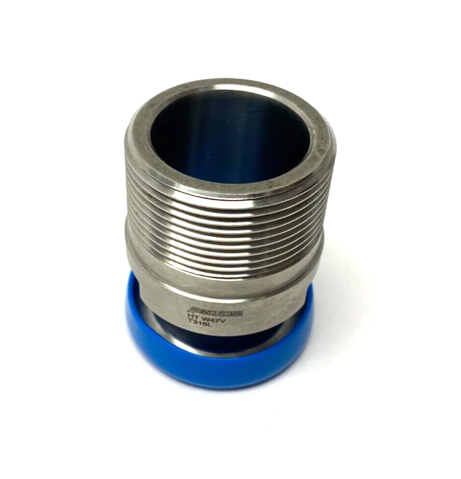 A21MP-1.5-PL-316L | Advance Fittings Hygienic Clamp to Male NPT Thread Fitting - New Other - Maverick Industrial Sales