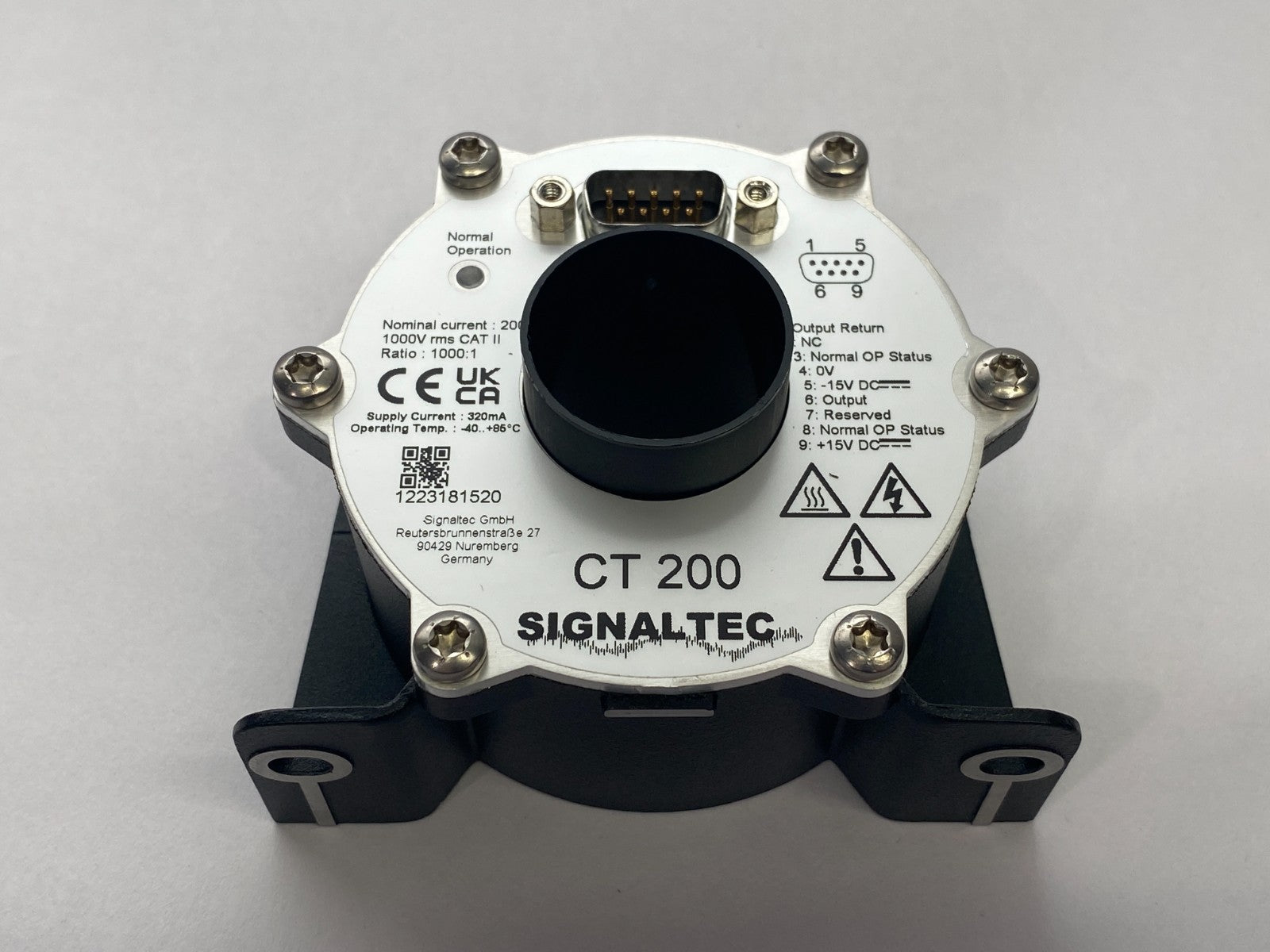 Signaltec CT 200 High-Precision Current Transducer 1000:1 1000V Rms CAT II 200A - Maverick Industrial Sales