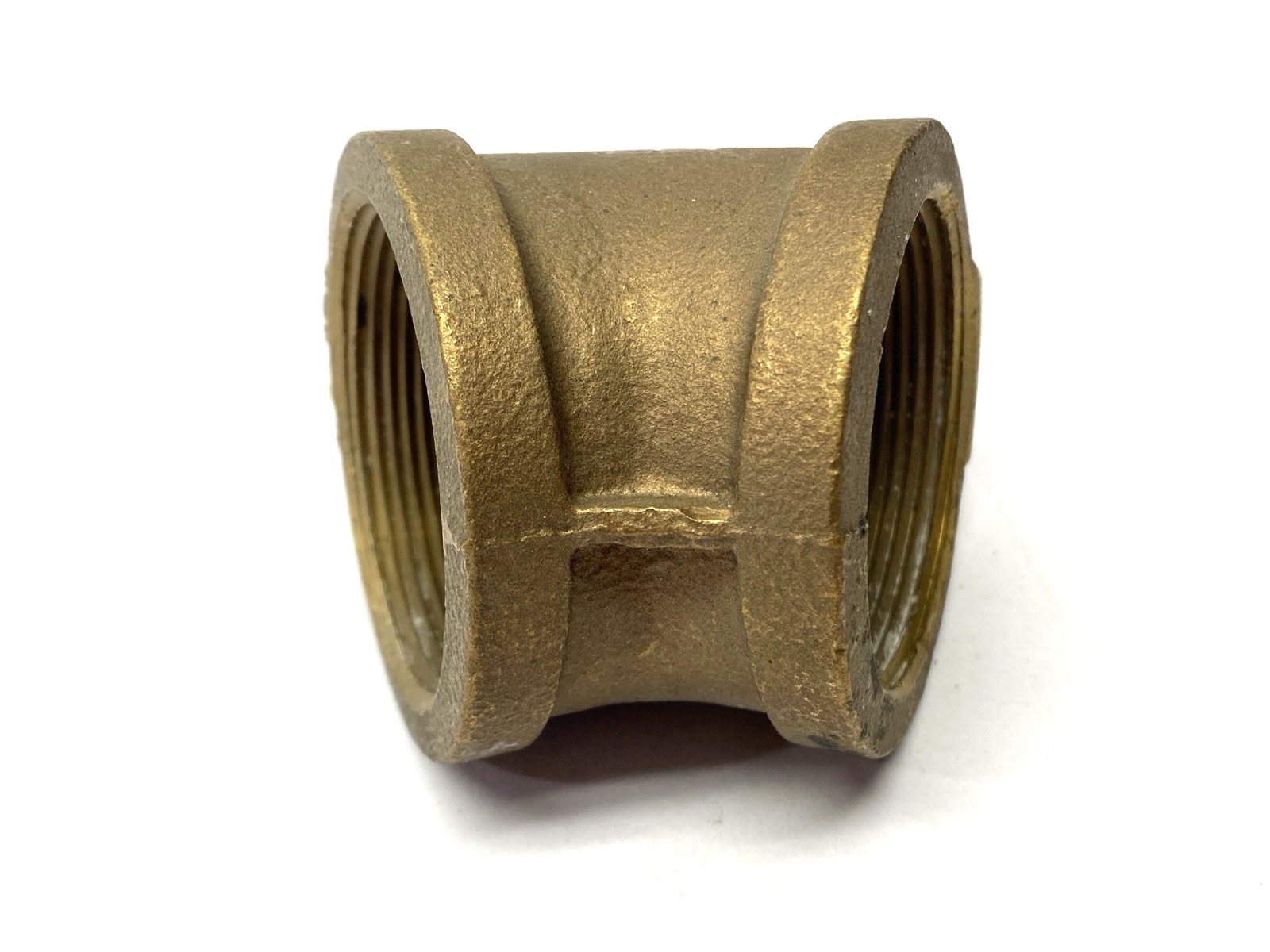 45 Degree 2-1/4" NPT Brass Elbow - Maverick Industrial Sales