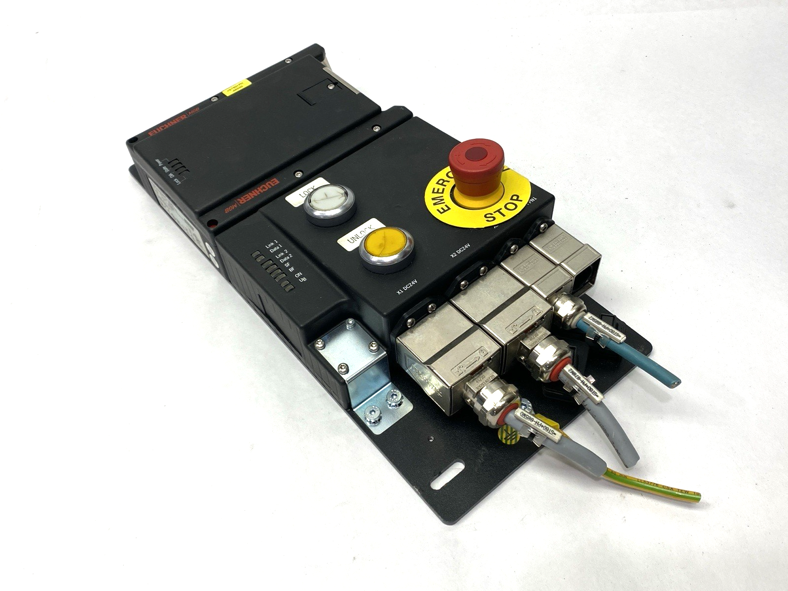 MGB-L1B-PNA-R-121851 | Euchner Multifunction Gate Box 121851 DAMAGED BUTTONS - Used - Maverick Industrial Sales