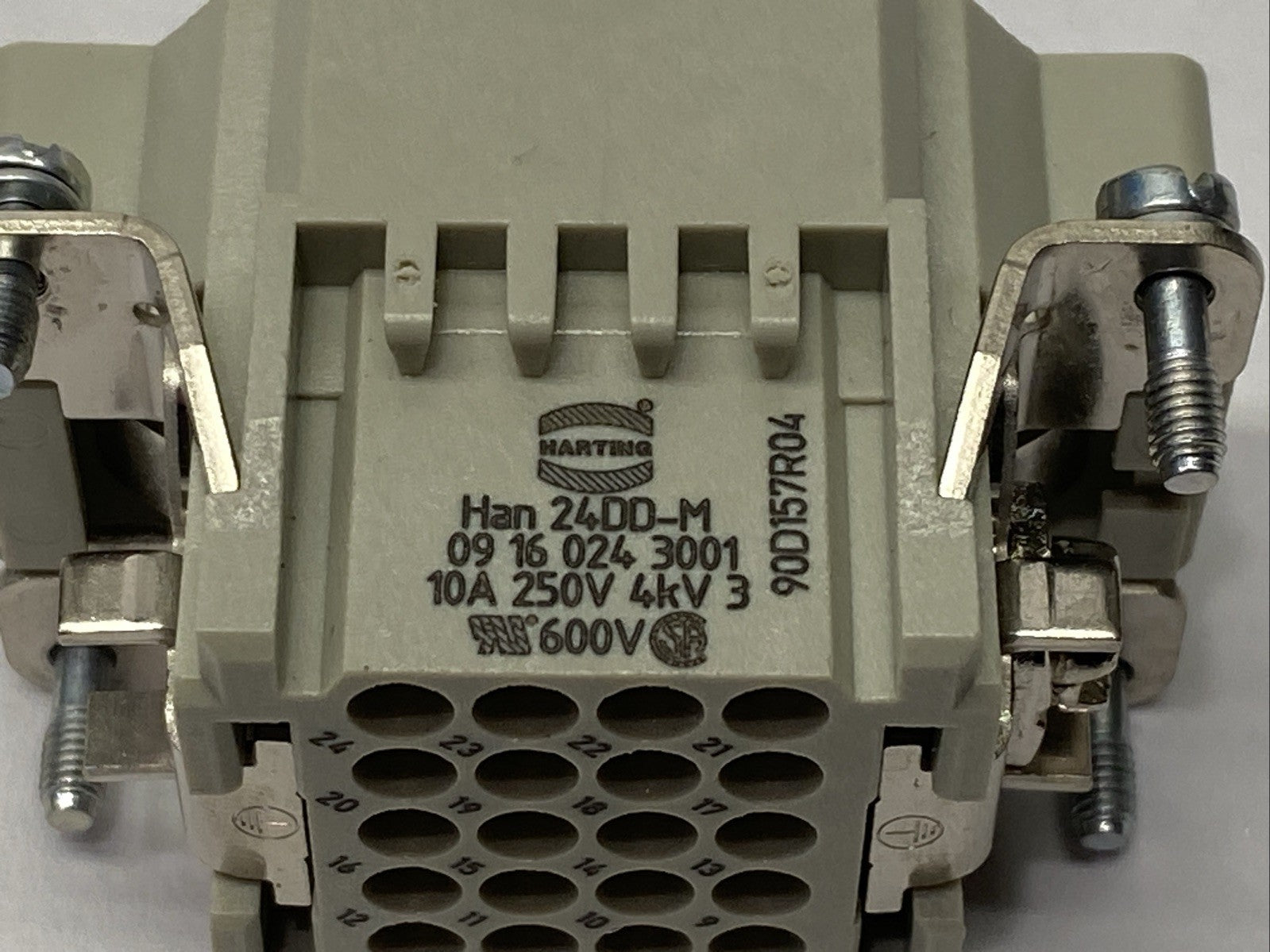 Harting Han 24DD-SMC-MI-CRT Rectangular Crimp Termination Insert 09160243001 - Maverick Industrial Sales