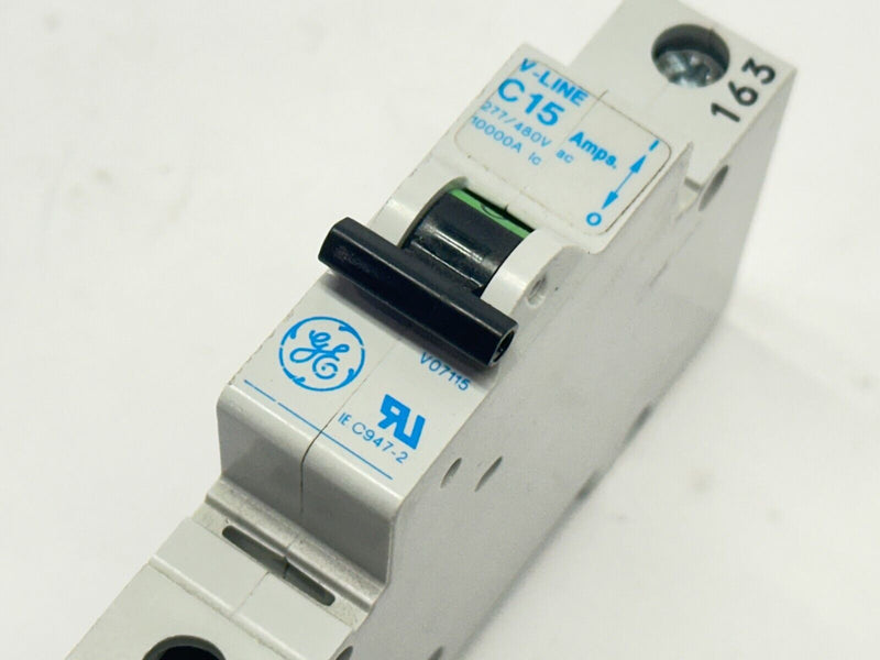 General Electric V07115 C15 V-Line Circuit Breaker 1-Pole 15A 277/480V - Maverick Industrial Sales