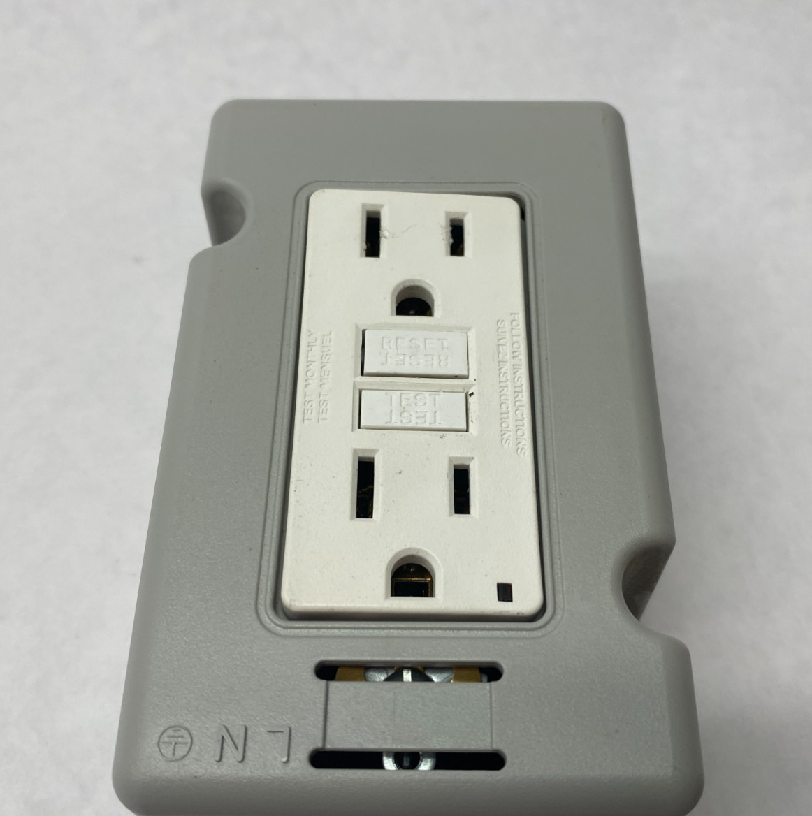 Allen Bradley 1492-REC15G Ser. A Duplex Receptacle 15A DIN Mount - Maverick Industrial Sales