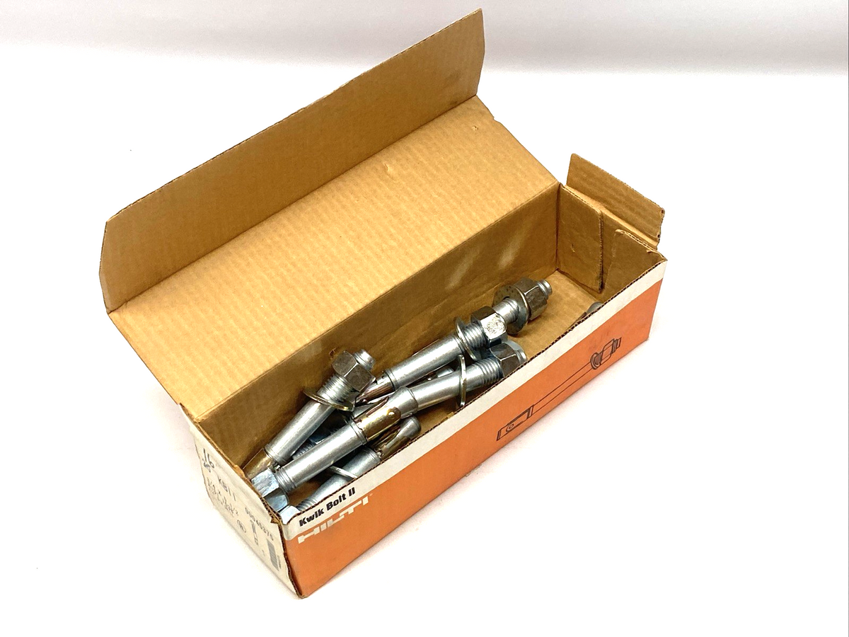 Hilti 00045375 Kwik Bolt II Expansion Wedge Anchor 3/4" x 5-1/2" BOX OF 9 - Maverick Industrial Sales