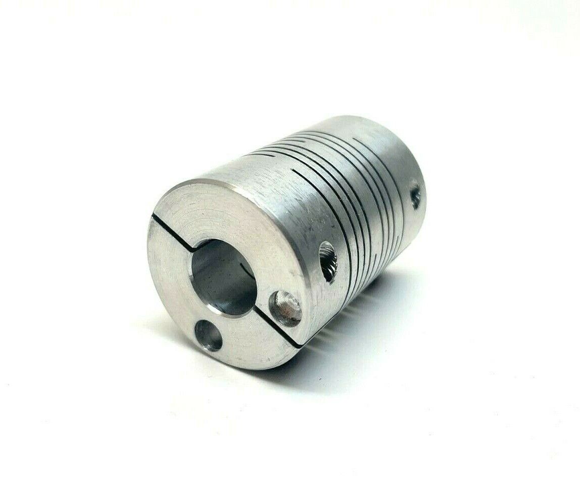 Ruland FSR20-8-8-A Six Beam Coupling Aluminum 1/2" x 1/2", 1.75" L x 1.25" OD - Maverick Industrial Sales