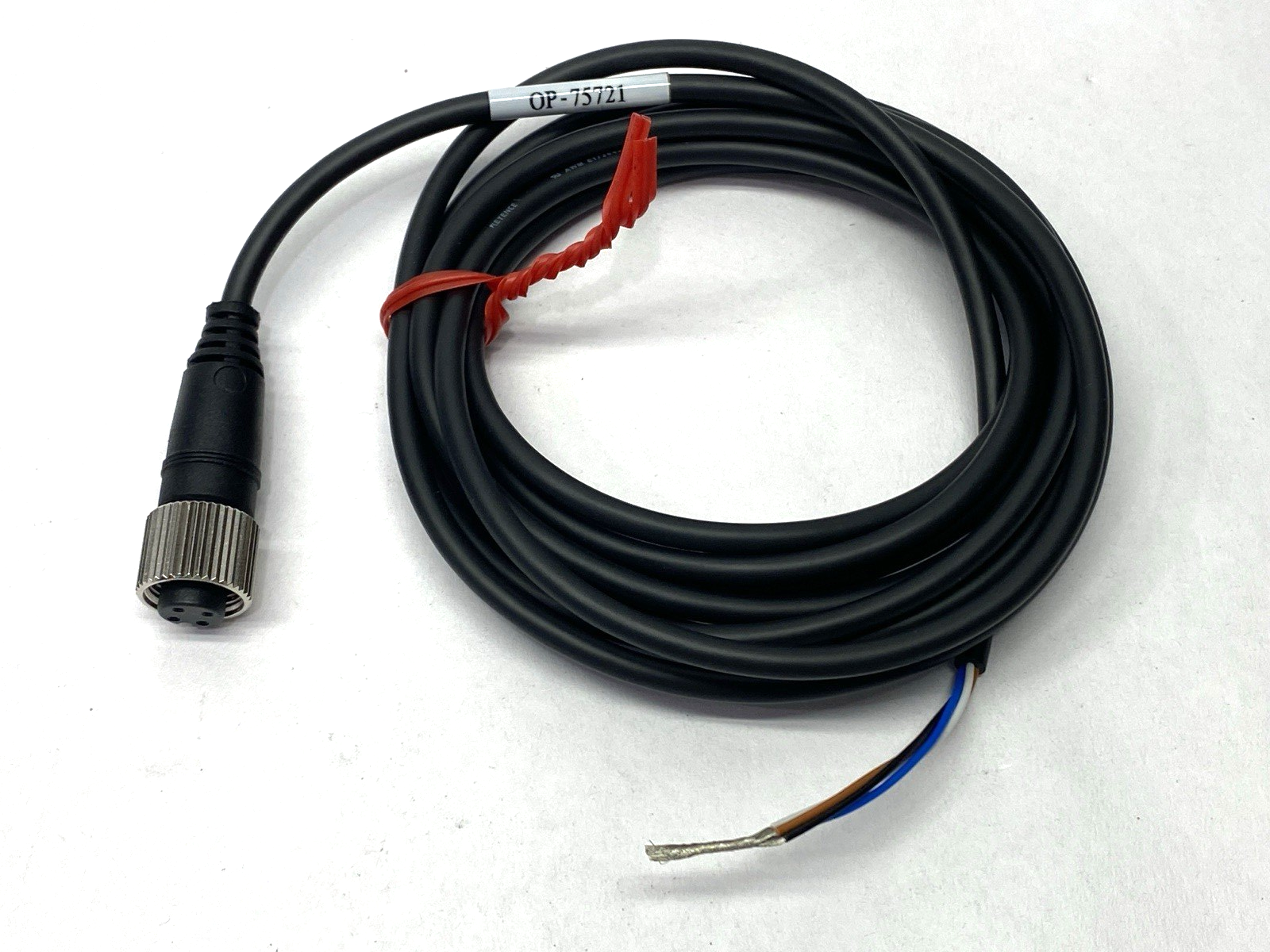 Keyence OP-75721 Single-Ended Connector Cable M12 - Maverick Industrial Sales