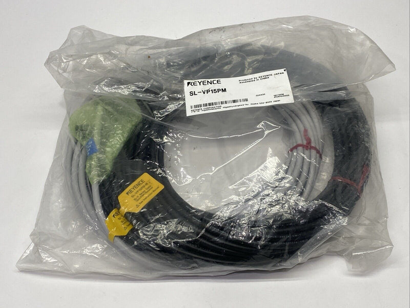 Keyence SL-VP15PM Safety Light Curtain Main Unit Connection Cable 15m - Maverick Industrial Sales