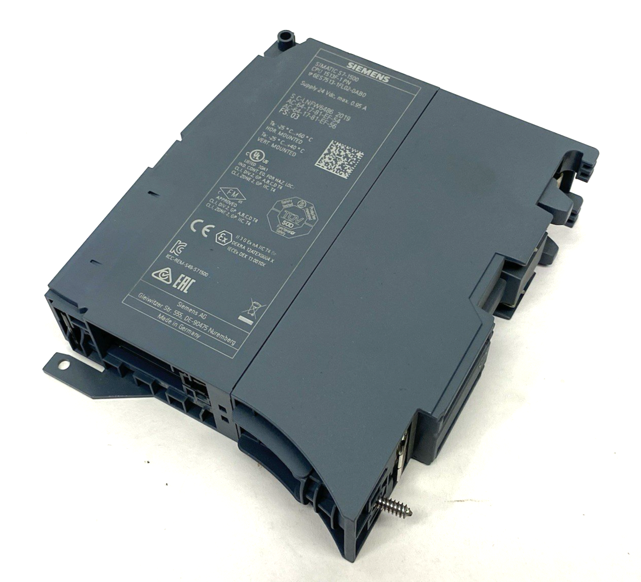 6ES7513-1FL02-0AB0 | Siemens SIMATIC S7-1500 CPU Unit 1513F-1 PN NO COVER - Used - Maverick Industrial Sales