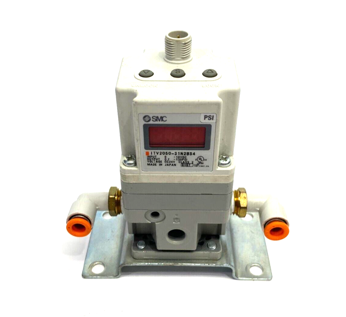SMC ITV2050-31N2BS4 Electro-Pneumatic Regulator 0-10VDC 0.7-130psi - Maverick Industrial Sales