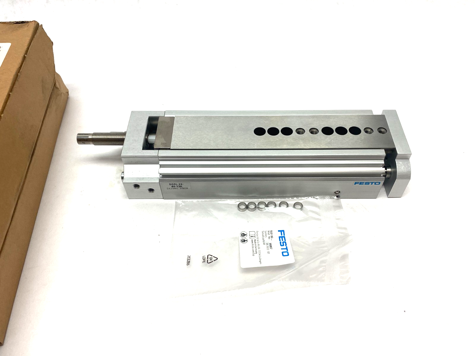 Festo DGSL-12-80-Y3A Mini Slide 80mm Stroke 543980 - Maverick Industrial Sales