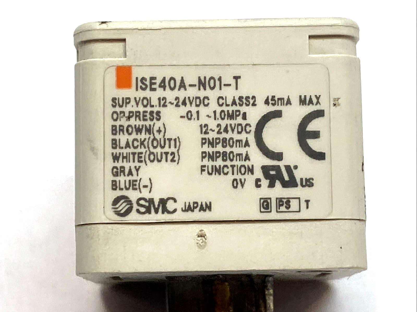 ISE40A-N01-T | SMC Pressure Switch - Used - Maverick Industrial Sales