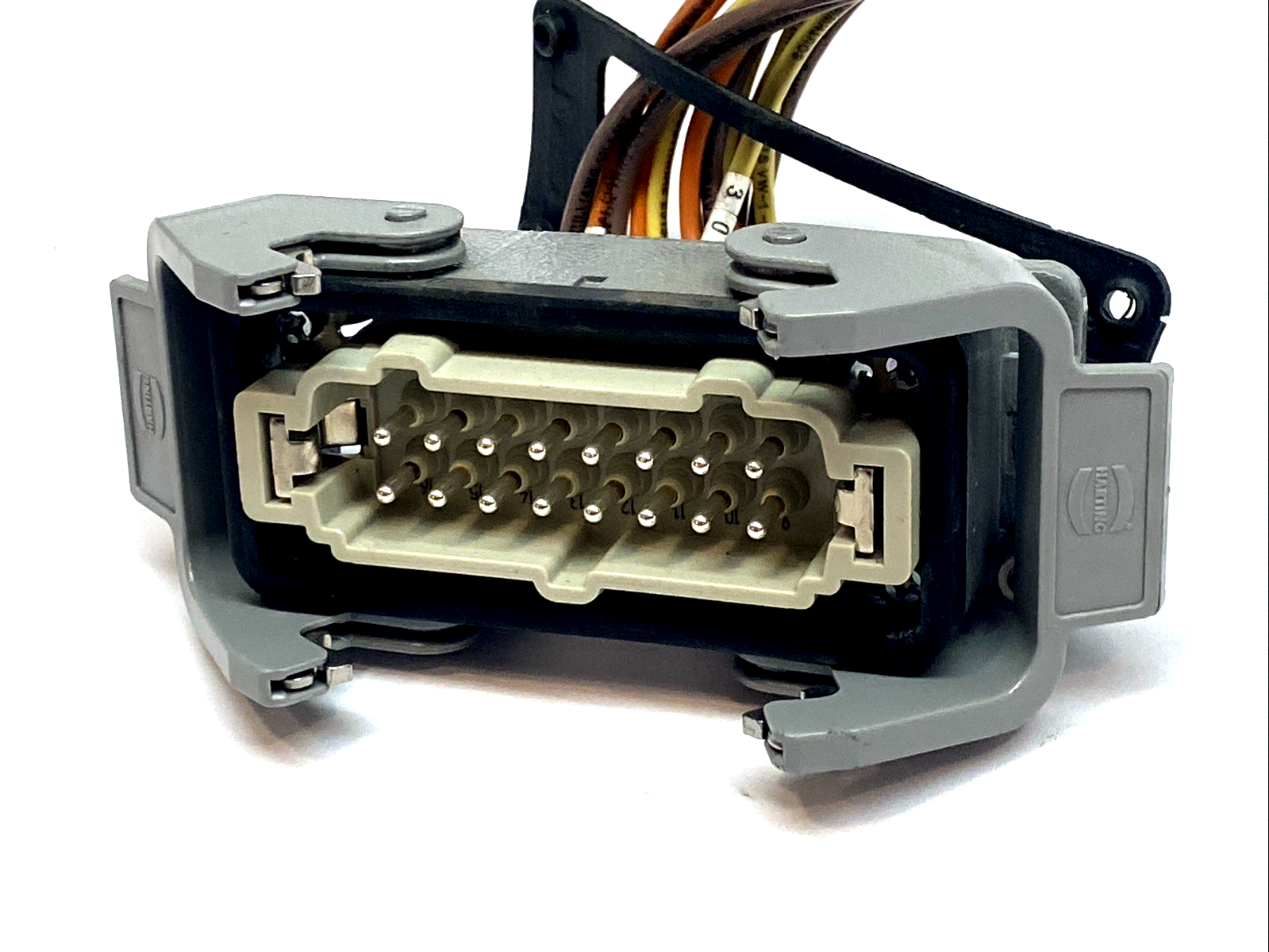 HARTING HAN 16B Hood Double Top Hook w/ 09330162601 Insert - Maverick Industrial Sales