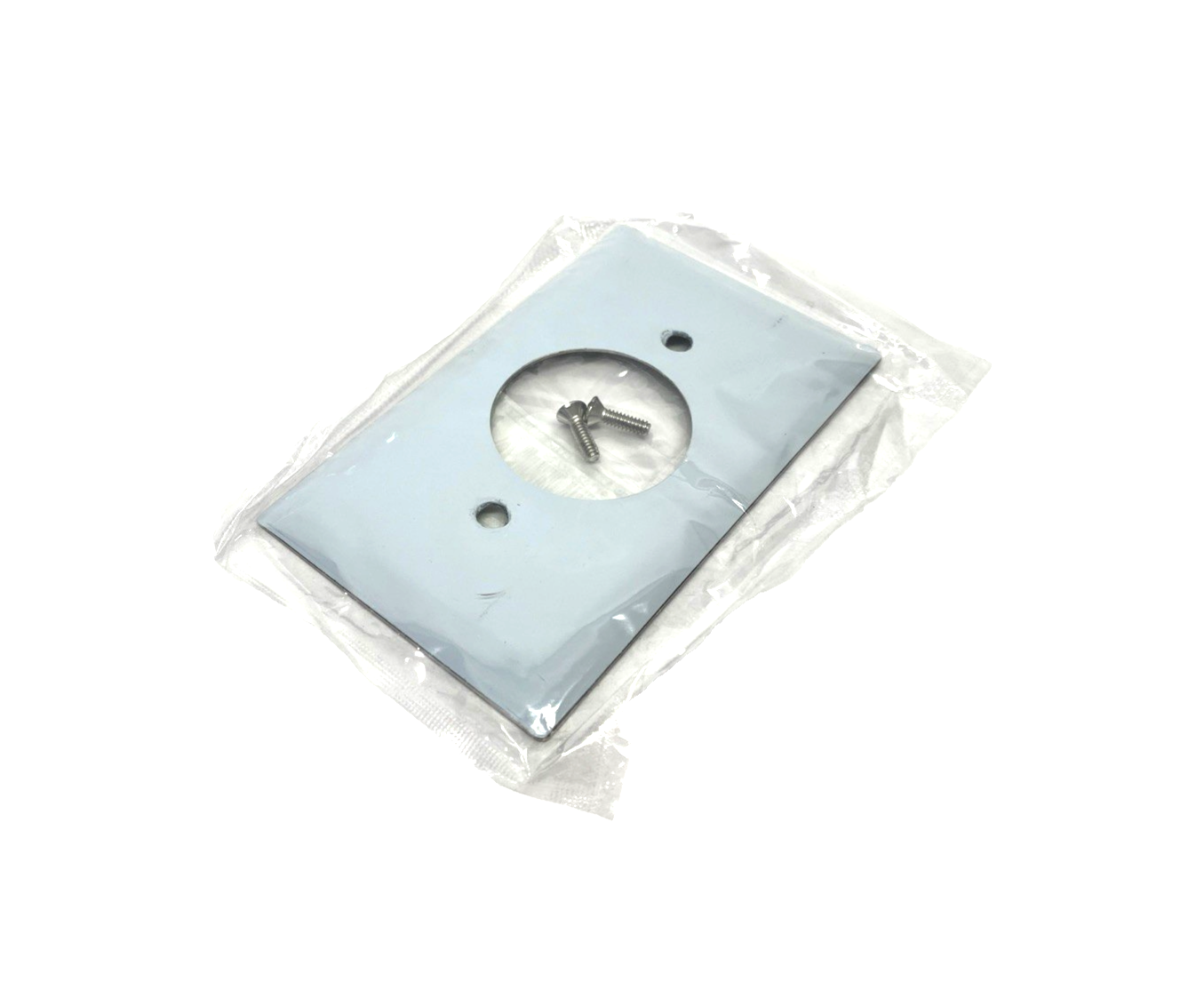 Hubbell SS720 1-Gang 1-Receptacle SS Wall Plate/Cover 1.59" Dia. LOT OF 4 - Maverick Industrial Sales