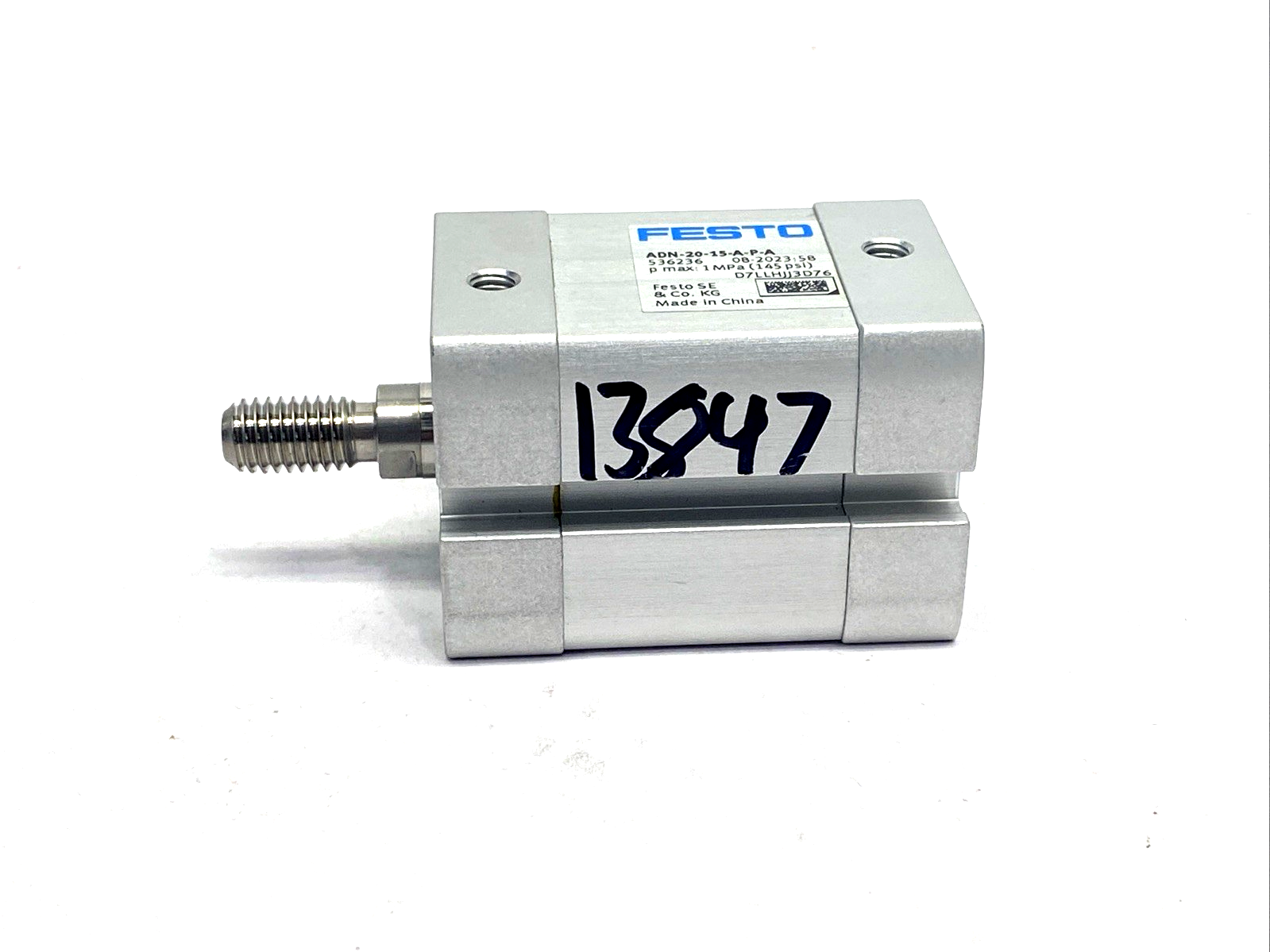 Festo ADN-20-15-A-P-A Compact Cylinder 20mm Bore 15mm Stroke 536236 - Maverick Industrial Sales