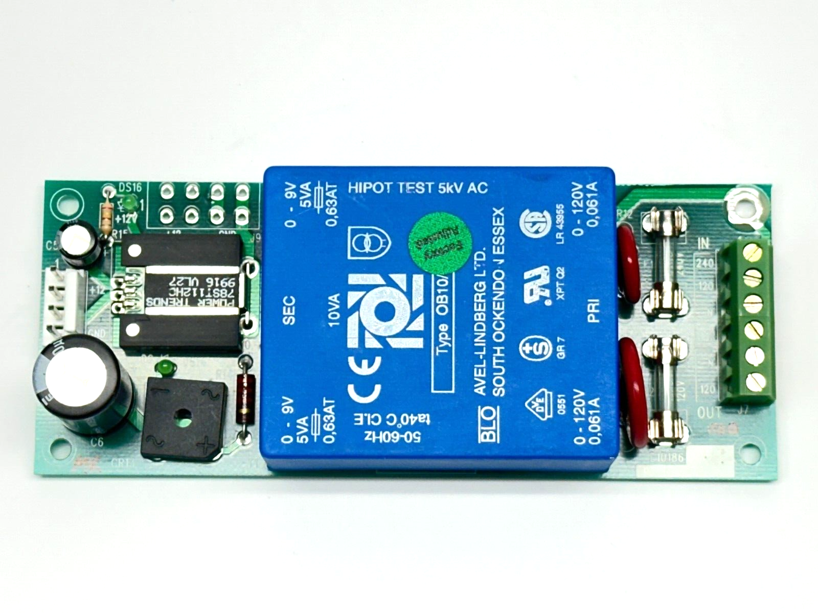 Maxtec PC10186-0 Rev. B Power Supply Control Board PC10186-0-B - Maverick Industrial Sales