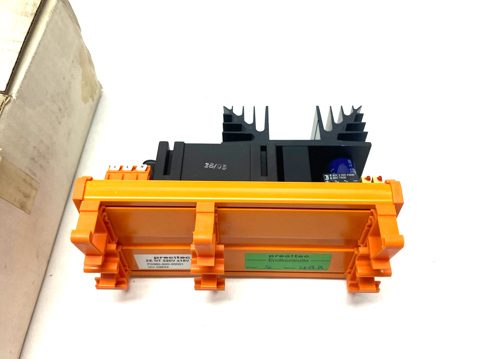 Precitec P0360-920-00001 Power Supply DIN Rail Mount ZE NT 220V ±15V TS - Maverick Industrial Sales