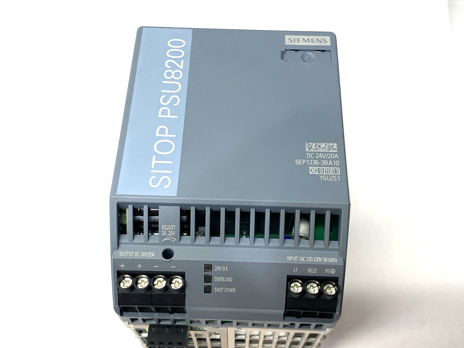 Siemens 6EP1336-3BA10 SITOP PSU8200 Stabilized Power Supply 1ACDC/24VDC/20A - Maverick Industrial Sales