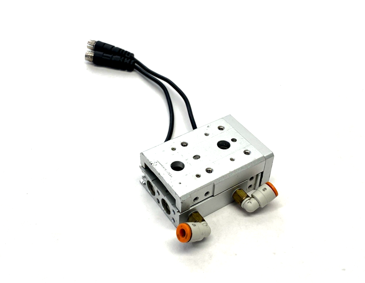 SMC MXS8-20 Pneumatic Slide Table Cylinder 8mm Bore 20mm Stroke - Maverick Industrial Sales
