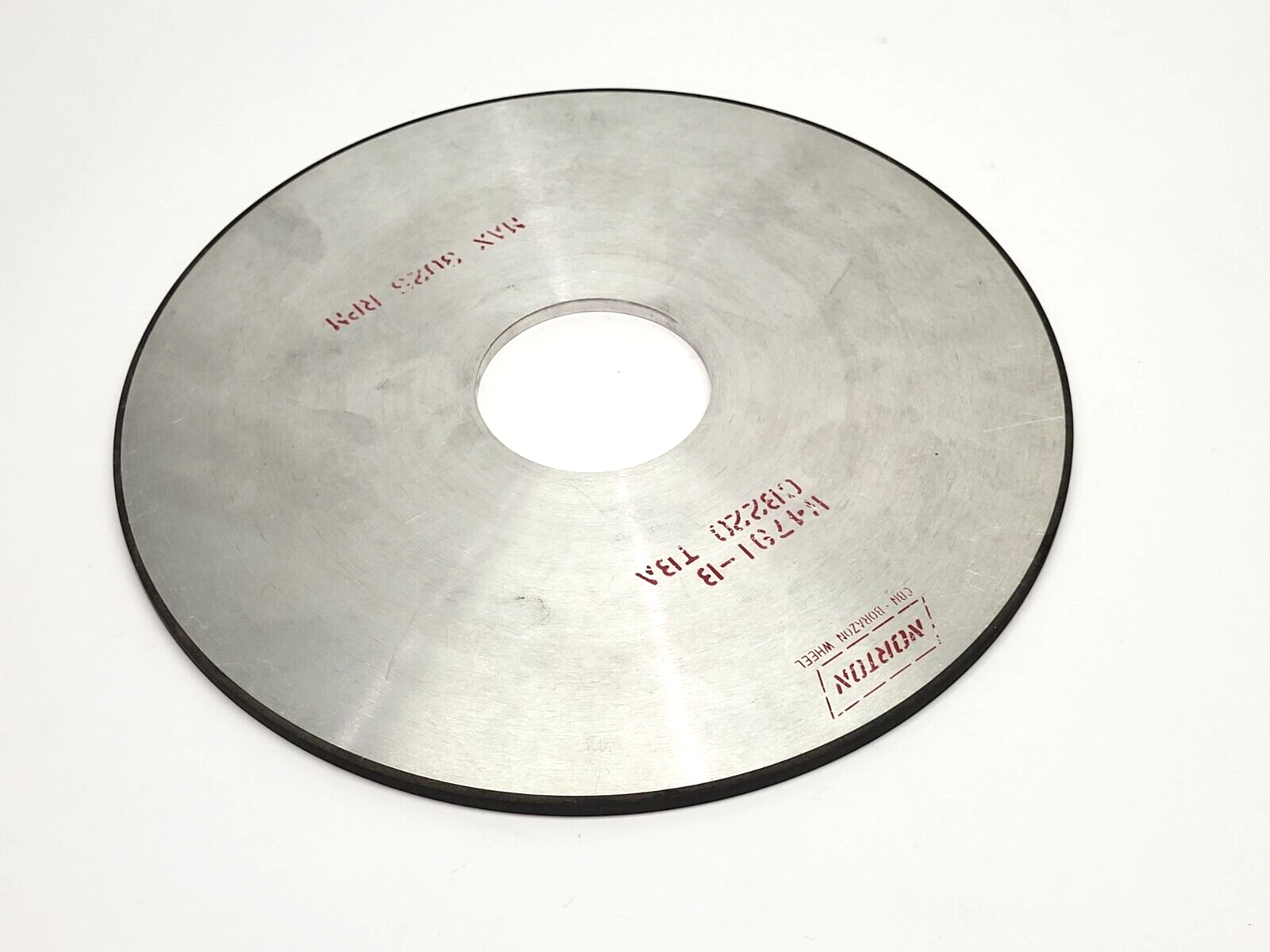 Norton W4791-B Grinding Wheel CB220 TBA - Maverick Industrial Sales